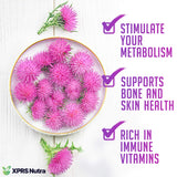 XPRS Nutra Organic Milk Thistle Seed Powder - Premium Milk Thistle Powder Rich in Silymarin and Antioxidants - Milk Thistle Seeds Support Liver Health - Vegan Friendly Milk Thistle Organic (16 Ounce)