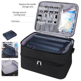 Tattoo Carrying Case Tattoo Supplies Organizer Tattoo Kit Box Case Tattoo Equipment Storage Bag Tattoo Travel Case Tattoo Storage Organizer for Tattoo Stencil Printer, Tattoo Ink, Tattoo Equipment