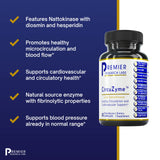 Premier Research Labs CircuZyme - for Circulation, Arterial Health & Blood Pressure Support - with Cordyceps, Olive Leaf & Tocotrienols - 60 Plant-Source Capsules