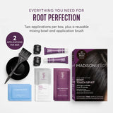 Madison Reed Root Perfection Permanent Root Touch Up, Darkest Brown 4N Spoleto, 10 Minutes for 100% Gray Root Coverage, Ammonia-Free Hair Dye, Two Applications