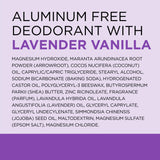 Dr Teal's Aluminum Free Deodorant, Lavender Vanilla with Essential Oils, 2.65 oz (Pack of 3)