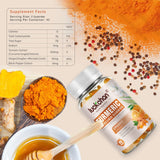 Turmeric Curcumin Gummies with Ginger & Black Pepper Herbal Supplement-160 Count for Adults and Kids, 2400mg - Tumeric Gummy Supplements Vegan, Organic, Gelatin-Free 2 Pack