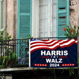 Kamala Harris Waltz 2024 Flag Kamala Harris Waltz for the People Flag Kamala Harris for President Flag 3x5Ft Patriotic Flag for Indoor House Yard Decor