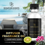 Signature Scents - Luxury Hotel Collection - Hotel Fragrance Oil - Diffuser Oil Blends for Aromatherapy (Midnight in Miami) 4.05 Fl Oz (120ml)