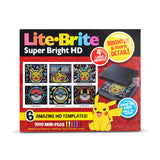 Lite Brite Super Bright HD, Pokemon Edition - Creative Retro Light-Up Screen – Educational Play for Children, Enhances Creativity, Gift for Boys and Girls Ages 6+