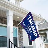 Probsin Trump 2024 Flag 3x5 Ft Decorations Outdoor Double Sided 3 Ply Blue Take America Back Flag Heavy Duty Banner Party Supplies Yard Signs Home Decor Hanging Poster with 2 Brass Grommets