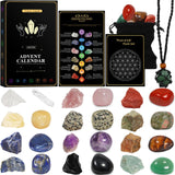 Pukamam Crystal Advent Calendar 2024 Adult Rock Healing Gemstone 24 Days Christmas Countdown calendar