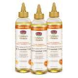 African Pride Moisture Miracle 5 Essential Hair Oils (3 Pack) - Contains Castor, Grapeseed, Argan, Coconut & Olive Oil, Seals in Moisture & Adds Shine & Strengthens Hair, Vitamin E, 8 oz