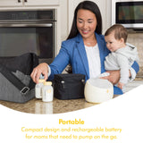 Medela Sonata Smart Breast Pump, Hospital Performance Double Electric Breastpump, Rechargeable, Flex Breast Shields, Touch Screen Display, Connects to Medela Family App, 101037319