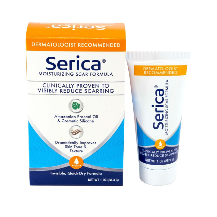 Scar Gel Advanced Silicone Formula, Visibly Reduces the Appearance of Scars from Surgery, Acne, Injuries. Clinically Proven Results – 1oz.