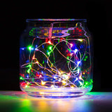 MUMUXI LED Fairy Lights Battery Operated String Lights [12 Pack] 7.2ft 20 Battery Powered LED Lights | Mini Lights, Centerpiece Table Decorations, Wedding Party Bedroom Mason Jar Christmas, Multicolor