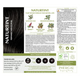 Naturtint Permanent Hair Color 2N Brown Black (Pack of 6), Ammonia Free, Vegan, Cruelty Free, up to 100% Gray Coverage, Long Lasting Results