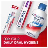 CORSODYL Daily Gum Care Mouthwash Alcohol Free Cool Mint 500ml