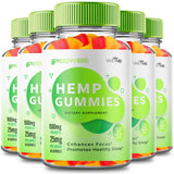 Greenvibe Gummies Greenvibe Gummies for Tinnitus Vitamins Wellness Formula Gummy Vitamins Hemp Gummies Green Vibe Gummies Energy Gummies Focus Gummies Minerals Supplements Healthy Gummies (5 Pack)