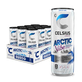 CELSIUS Arctic Vibe Sparkling Frozen Berry, Functional Essential Energy Drink, 12 Fl Oz (Pack of 12)