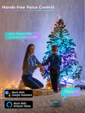 BrizLabs Smart Fairy String Lights, 66ft 200 LED WiFi Christmas Color Changing Fairy Lights App Control, Dimmable Christmas Lights, Christmas Multicolor Tree Party Lights Work with Alexa & Google