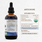 Secrets of the Tribe Artichoke USDA Organic | Alcohol-Free Extract, High-Potency Herbal Drops | Made from 100% Certified Organic Artichoke (Cynara scolymus) Dried Leaf 4 oz