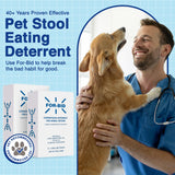 For-Bid for Dogs and Cats | Stool Eating & Coprophagia Deterrent | Dog & Cat Food Powder Additive to Prevent Dogs from Eating Poop | Safe for Your Pets | Vet Recommended Formula for Anti-Coprophagia