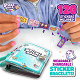 STICKI Rolls Sticki Book - Wearable & Shareable Sticker Bracelet + Collection Sticki Book | Includes 120 Mini Stickers | 50 Activity Pages | Over 1000 Fun Sticker Designs to Discover and Collect!