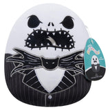 Squishmallows Original 8-Inch Angry Jack Skellington - Nightmare Before Christmas - Official Jazwares Halloween Plush - Collectible Soft & Squishy Stuffed Animal Toy - Gift for Kids, Girls & Boys