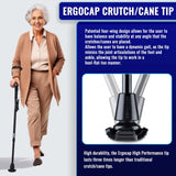 New Generation Ergobaum Perfect Cane Ergonomic Crutch/Cane (Single Unit) Single Unit Ergobaum That Acts As a Extra Balance Strong Performance Cane.