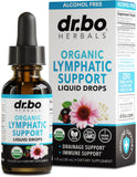 Lymphatic Drainage Supplements Drops - Organic Lymphatic Support Liquid Drops Cleanse with Echinacea for Lymph System Support Supplement, Lymph Node Detox Lymphatic System Drainage - 1oz Vegan Non-GMO