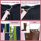 FYOURH Zipper Helper Pull for Dresses Dress Zipper Pull Helper Dress Zipper Helper Zipper Puller Helper for Boots Zipper Helper for Elderly Green