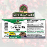 Nature's Answer Alcohol-Free Sarsaparilla Root Liquid , 1-Fluid Ounce | Natural Cleanser & Detoxifier