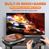 Kinhank Super Console X4 Plus Video Game Console Pre-Built-in 60000+Games,Retro Game Console Compatible with 65+ emulators,EmuELEC 4.6/Android 11.0/CoreE,S905x4,4K UHD Display,2 Controllers included