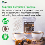 Sayan Chaga Mushroom Extract Powder (4oz) – Freeze Dried Siberian Wild Harvested - Organic Antioxidant Tea for Immune and Digestion Support - Focus, Energy, Clarity, Wellness - No Additives