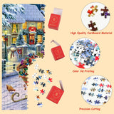 Advent Calendar 2024 Christmas Jigsaw Puzzles for Kids and Adults, 1008 Pieces Puzzle 24 Days Christmas Countdown Calendar, Fun Family Game Christmas Gifts Christmas Home Decor (Santa Claus)