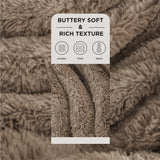 Bedsure Soft Brown Throw Blanket for Couch, Fluffy Fuzzy Blankets & Throws for Bed, Sofa, Cozy Plush Sherpa Fleece Faux Fur Blanket, Thick Warm Christmas Blanket Gifts for Women, Men, 50x60