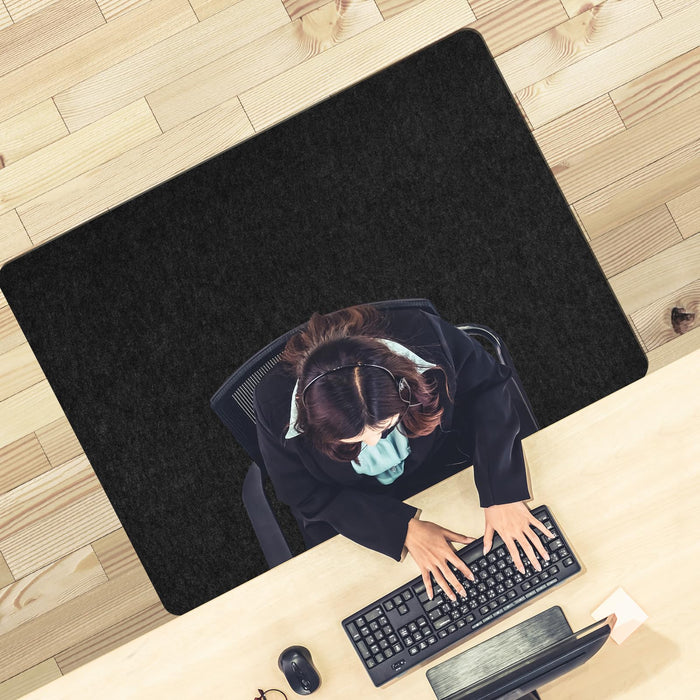 Placoot Desk Chair Mat for Hardwood Floor & Tile 55"x35" Office Chair Mat for Rolling Chairs Large Anti-Slip-Recyclable Material Computer Chair Mat Rug for Office/Home
