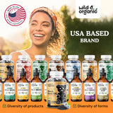 Wild & Organic Black Cumin Seed Oil Gummies - Nigella Sativa Supplement with Omega 3, 6, 9 Fatty Acids - Vegan, Non-GMO - 60 Chews