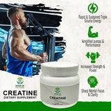 Sense of Nature Creatine Monohydrate Powder 90 Servings - 5g (5000mg) of Micronized Creatine Powder per Serving, Creatine Pre Workout, Creatine for Building Muscle, Creatine Monohydrate 450g(1.0lbs)