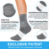 NEENCA Compression Socks, Medical Athletic Socks for Injury Recovery & Pain Relief, Sports Protection—1 Pair, 20-30 mmHg