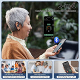 WASOCA Hearing Aids for Seniors, Hearing Aids Rechargeable with Bluetooth, Hearing Aid APP Control, Hearing Amplifier for the Hearing Loss, Hearing Your Voice. FSA or HSA Eligible