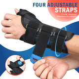 FEATOL Wrist Brace With Thumb Support for Dequervains Tendonitis-Thumb Brace for Carpal Tunnel, Tendonitis, Arthritis Pain Relief-Thumb Spica Splint for Night-Right Hand Large/X-Large-for Men and Women