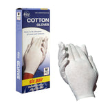 CARA Moisturizing Eczema Cotton Gloves, Medium, 6 Pair