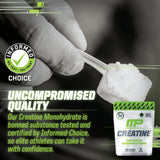 MusclePharm Essentials Creatine Monohydrate Powder, Pre Workout Muscle Builder & Post Workout Muscle Recovery Supplement, Ultra-Pure 100% Monohydrate Creatine Powder, 60 Servings, Unflavored