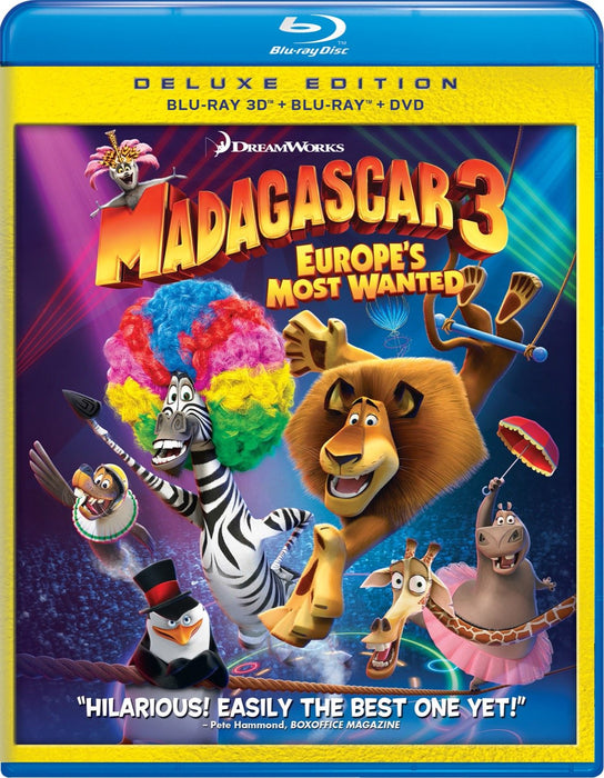 Madagascar 3: Europe's Most Wanted [Blu-ray]