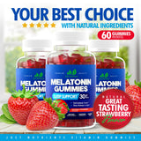 Melatonin 30mg Gummies for Adults – Maximum Strength, Non-GMO, Gluten-Free, Sugar-Free, 60 Vegetarian Gummies, Strawberry Flavor