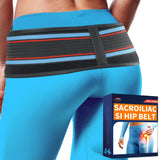 FEATOL Sacroiliac Belt for Sciatica Pain Relief - Immeidate Relief from Sciatic, Pelvic, Trochanter, Hip, Lower Back, Leg and Sacral Nerve Pain - SI Belt for Women and Men - Large