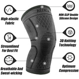 NEENCA Knee Braces for Knee Pain Women & Men -2 Pack Knee Sleeves for Knee Pain Set, Knee Brace Compression Sleeves, Knee Support for Sports, Running, Meniscus Tear, ACL, PCL, Arthritis Pain Relief...