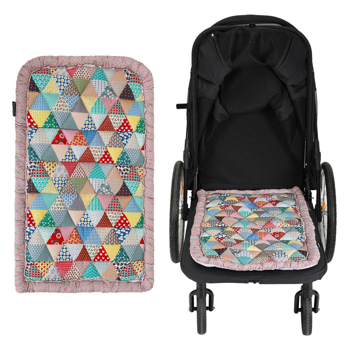 Beberoad Large Pet Stroller Single-Sided Pad - Warm and Non-Slip Mat, R8 Special Pet Stroller Seat Cushion, Comfortable and Soft