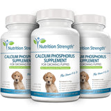 Nutrition Strength Calcium Phosphorus for Dogs Supplement, Provide Calcium for Puppies, Promote Healthy Dog Bones and Puppy Growth Rate, Dog Bone Supplement, 120 Chewable Tablets