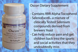 Oscon 60 ct - RRR-a-tocopherol & Selenium Nutraceutical Supplement