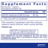 Pure Encapsulations NSK-SD - 100 mg Nattokinase - for Normal Blood Circulation - Supports Fibrinolytic Activity* - Gluten Free & Non-GMO - 60 Capsules