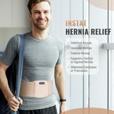HEERTEEAJ Umbilical Hernia Belt | Abdominal Hernia Belt for Men & Women | Belly Button Umbilical Hernia Binder w/ 1 Hernia Compression Pads | Ventral, Epigastric & Post Surgery Support Belts