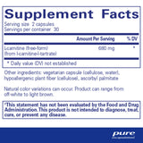 Pure Encapsulations L-Carnitine | Hypoallergenic Supplement for Cardiovascular and Endurance Support | 60 Capsules